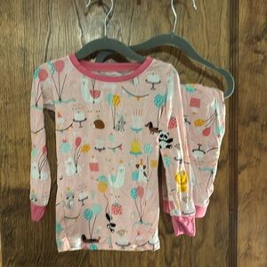 Little Sleepies pajamas 2T birthday print